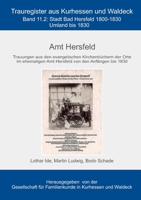 Amt Hersfeld: Stadt Bad Hersfeld 1800-1830, Umland bis 1830 (German Edition) 3752674571 Book Cover