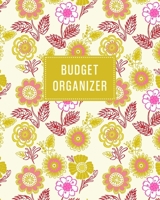 Budget Organizer: Budgeting Planner - Create a Monthly Financial Plan - Track Daily and Monthly Bills and Expenses - 2020 Calendar Edition - Yellow Gold Floral Cover Design 1708169563 Book Cover