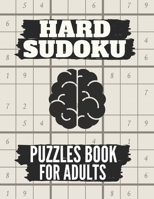 Hard Sudoku Puzzles Book For Adults: Medium To Hard sudoku Puzzles books , Sudoku Brain Game , Sudoku Puzzles With Solutions , Sudoku Puzzles For Adults B08X63FJ4T Book Cover