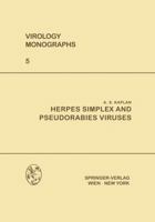 Herpes Simplex and Pseudorabies Viruses 370918231X Book Cover