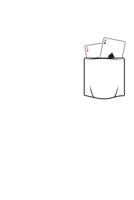 Notebook: Poker Bluffing Pocket Online Spades Karo Gifts 120 Pages, 6x9 Inches, Graph Paper 1692746464 Book Cover