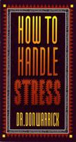 How To Handle Stress 0891095284 Book Cover