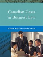 Canadian Cases in Business Law 0130931233 Book Cover