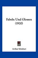 Fabeln Und Glossen (1920) 1161170332 Book Cover