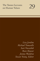 The Tanner Lectures Vol 29 1607810190 Book Cover