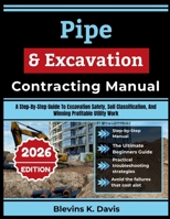 Pipe & Excavation Contracting Manual: A Step-By-Step Guide To Excavation Safety, Soil Classification, And Winning Profitable Utility Work B0HBGHBTSL Book Cover