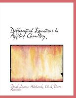 Differential Equations In Applied Chemistry 1016108516 Book Cover