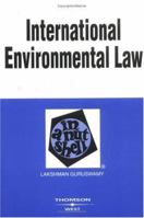 International Environmental Law in a Nutshell (Nutshell Series) 0314144099 Book Cover