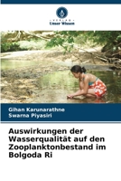 Auswirkungen der Wasserqualität auf den Zooplanktonbestand im Bolgoda Ri (German Edition) 6206470369 Book Cover