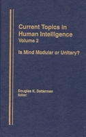 Is Mind Modular or Unitary? 0893917036 Book Cover