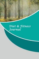 Diet & Fitness Journal: Food Journal and Activity Log to Track Your Eating and Exercise for Optimal Weight Loss (90-Day Diet & Fitness Tracker) 1673521487 Book Cover