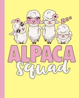 Alpaca Squad Notebook: Yellow Alpaca Notebook For Girls 1706826389 Book Cover