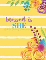 Blessed Is She Bible Study Journal: Christian Bible Study Journaling Workbook 1077247788 Book Cover