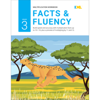 IXL | Grade 3 Multiplication Facts & Fluency Math Workbook | Fun Math Practice for Ages 8-9, 64 pgs 1947569554 Book Cover