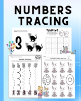 Numbers 1 - 10 Tracing Workbook: Number Writing Practice, Number Matching, Math Activity Book, Workbook For Kids B0C7FXSX5Q Book Cover