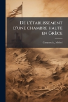De l'établissement d'une chambre haute en Grèce 1175878138 Book Cover