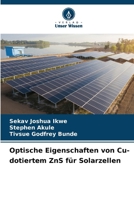 Optische Eigenschaften von Cu-dotiertem ZnS für Solarzellen (German Edition) 6208155576 Book Cover