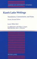 Latin Writings, Translations, Commentaries & Notes 0820401676 Book Cover