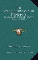The Soul's Business and Prospects: Familiarly Discussed in Several Sermons 1120929539 Book Cover