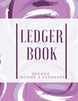 Ledger Book: Record Income & Expenses: Simple Money Management Large Size (8,5 x 11): Record Income & Expenses 9902656803 Book Cover