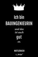 Notizbuch f�r Bauingenieure / Bauingenieur / Bauingenieurin: Originelle Geschenk-Idee [120 Seiten kariertes blanko Papier] 1677504919 Book Cover