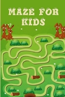 Mazes for Kids Ages 4-8: Maze Activity Book For Kids: Improve Your Child Problem Solving Skills and Have Fun Together by Solving and Coloring Nice Mazes Puzzles of 3 Difficulty Levels 1711088315 Book Cover