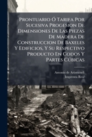 Prontuario Ó Tarifa Por Sucesiva Progesion De Dimensiones De Las Piezas De Madera De Construccion De Baxeles Y Edificios, Y Su Respectivo Producto En 1275550126 Book Cover