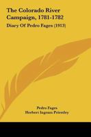 The Colorado River Campaign, 1781-1782: Diary of Pedro Fages 1018000607 Book Cover