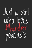 Just a Girl Who Loves Murder Podcasts: True Crime Gift for Murderino Fan of Crime, Murder and Serial Killer Cases (Journal Notebook 6 x 9") 1086058437 Book Cover