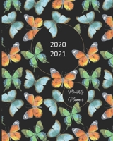 2020-2021 Monthly Planner: Pretty Butterfly Gift For Women. 24-Month Planner (Jan 2020-Dec 2021) with Holidays. 2-Page Monthly Spreads + Calendar ... To-Do Lists, Goals, Birthdays and More! 1710027215 Book Cover