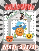 Halloween Word Search: Happy Halloween Activity Book. Word Find Puzzle Books for Adults. Activities and Games for Adults. Easy to Medium Leve B08HB68N5N Book Cover