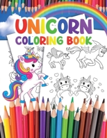 Unicorn Coloring Book: for Kids Featuring Over 35 Adorable Unicorns B09TG43DKZ Book Cover