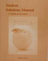 Student Solutions Manual for Beginning & Intermediate Algebra 0136030815 Book Cover