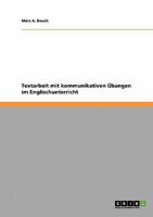 Textarbeit mit kommunikativen �bungen im Englischunterricht 3638854493 Book Cover