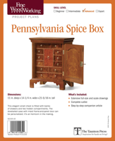 Fine Woodworking's Pennsylvania Spice Box Plan 1600856276 Book Cover