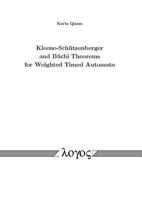 Kleene-Schutzenberger and Buchi Theorems for Weighted Timed Automata 3832525009 Book Cover