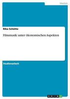 Filmmusik unter �konomischen Aspekten 3656246084 Book Cover