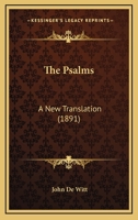 The Psalms: A New Translation 1017071225 Book Cover