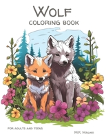 Wolf Coloring Book for Adults and Teens: Beautiful Wolves in Nordic Habitat to Color B0CRBGC8TZ Book Cover