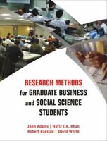 Research Methods for Graduate Business and Social Science Students 0761935894 Book Cover