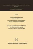 Uber Die Metallgehalte in Den Schlacken Des Bleischachtofenprozesses Und Ihr Verhalten Im Elektrischen Feld 3663064360 Book Cover