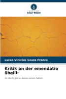 Kritik an der emendatio libelli (German Edition) 6207723694 Book Cover