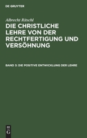 Die positive Entwicklung der Lehre (German Edition) 3112672097 Book Cover