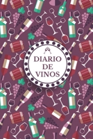 Diario de Vinos: Es un cuaderno o libro para registrar catas de vino - 120 paginas, 16cmx23cm - Ideal para los aficionados o amantes del vino. 167159052X Book Cover