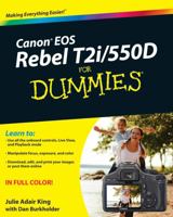 Canon EOS Rebel T2i / 550D For Dummies 0470768819 Book Cover