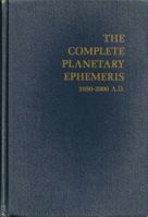 Complete Planetary Ephemeris 1950-2000 A. D. 0915820005 Book Cover