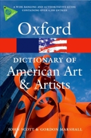 Oxford Dictionary of American Art and Artists (Oxford Paperback Reference) 0195373219 Book Cover