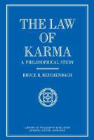 The Law of Karma: A Philosophical Study 1349119016 Book Cover