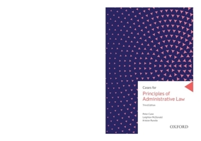 Cases for Principles of Administrative Law 0190305258 Book Cover