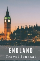 England Travel Journal: Travel log/book with 50 double pages for diary entries and 20 pages for notes, Winchester Palace at Nighttime 1671251520 Book Cover